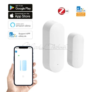 eWeLink/Tuya Smart WIFI Door Window Sensor Open Close Detector App Notification - Picture 1 of 25