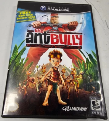 Videojuego Nintendo Gamecube The Ant Bully en caja original con boleto de película Foto 1 de 4