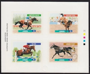 CANADIAN HORSES = BK PAGE WITH COLOUR ID MARKS  Canada 1999 1798a MNH - Picture 1 of 1