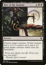 FOIL Rite of the Serpent | MtG Magic Khans of Tarkir | English | Near Mint