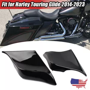 Stretched Extended Side Cover Panel Fit For Harley Street Road Glide 14+ Black - Picture 1 of 11