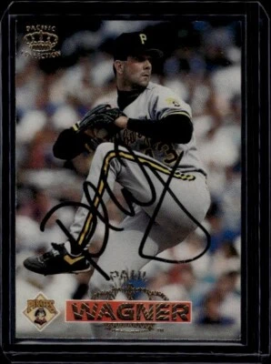 1996 Pacific Crown Collection #171 Autographed Paul Wagner Trading Card - Image 1 of 2
