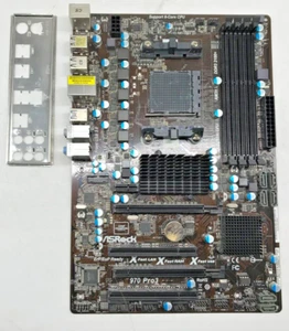 ASRock 970 Pro3 REV:G/A 2.00 DDR3 - ATX - socket AM3+ - con I/O Shield #M2910 - Foto 1 di 4
