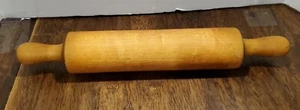 Rodillo de madera primitiva antiguo 14" de largo decoración de granja vintage - Imagen 1 de 13