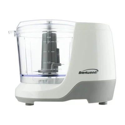 Mini picadora de alimentos Brentwood MC-109W 1,5 tazas, blanca Foto 1 de 4