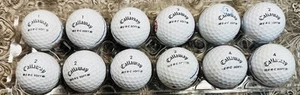 12 Callaway ERC Soft Triple Track 5A (AAAAA) Golf Balls Free Shipping - Picture 1 of 13