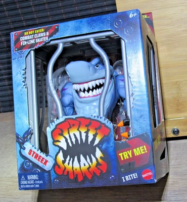 Street Sharks Streex Action Figure Mattel 30th Anniversary Origins NEW SEALED - Image 1 of 4