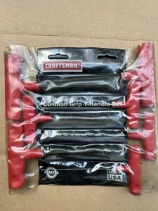 🇺🇸CRAFTSMAN 7-Piece Cushion Grip T-Handle SAE Hex Set 9-46297🇺🇸 - Picture 1 of 8
