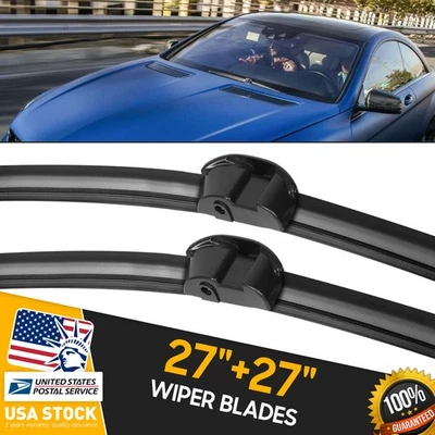 2Pcs Front Windshield Wiper Blades Side lock For Mercedes-Benz S65 AMG 06-13 - Изображение 1 из 4