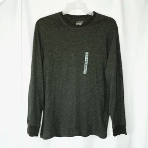 Old Navy Men's Long Sleeve Cotton T Shirt Rotation Gray Crew Neck NWT sz: XL - Picture 1 of 8