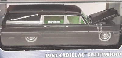 Cadillac Fleetwood 1963 caja negra 100 % Hot Wheels coche fúnebre negro 2000 nuevo Foto 1 de 4