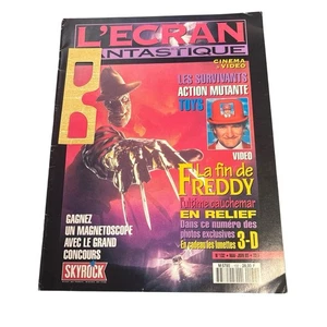 L’ecran Fantastique French Film Magazine 1993 Freddy Krueger Cover Elm Street 3D - Picture 1 of 17