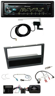 Pioneer MP3 Lenkrad CD USB DAB Autoradio für Opel Corsa C 2004-2006 schwarz - Bild 1 von 4