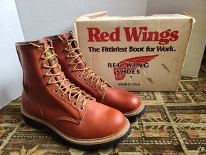 Botas deportivas vintage NOS 8" Redwing Irish Setter 899-2 para hombre 10,5 C leñador con caja - Imagen 1 de 24