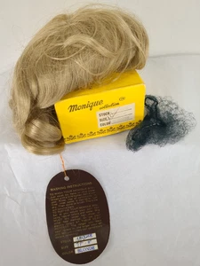 Peluca Muñeca Colección Monique Denise Rubia 7 - 8 Nueva de Lote Antiguo - Imagen 1 de 6