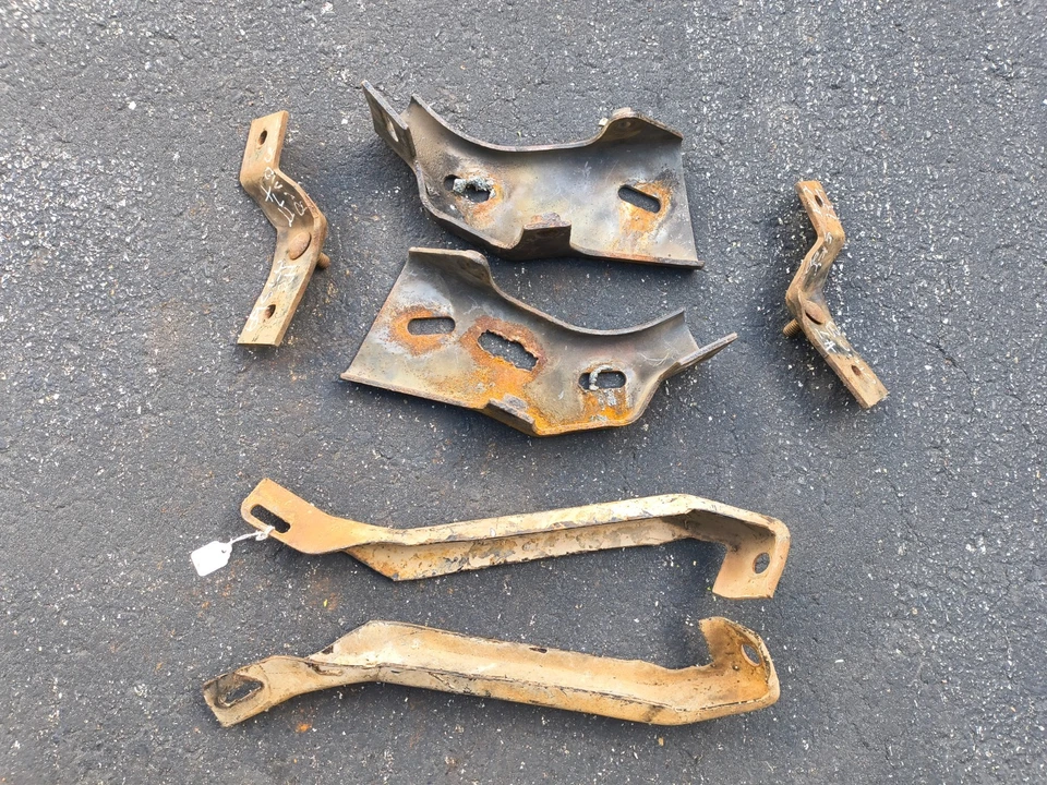 1968-1969 Buick Skylark Gran Sport Front Bumper Mounting Brackets - Image 1 of 2