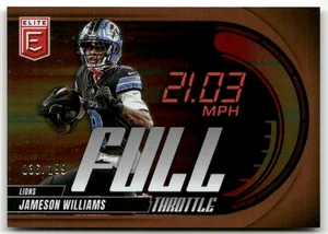 Panini Football NFL 2025 Donruss Elite 14 Jameson Williams Full Throttle 36/199 - Bild 1 von 2