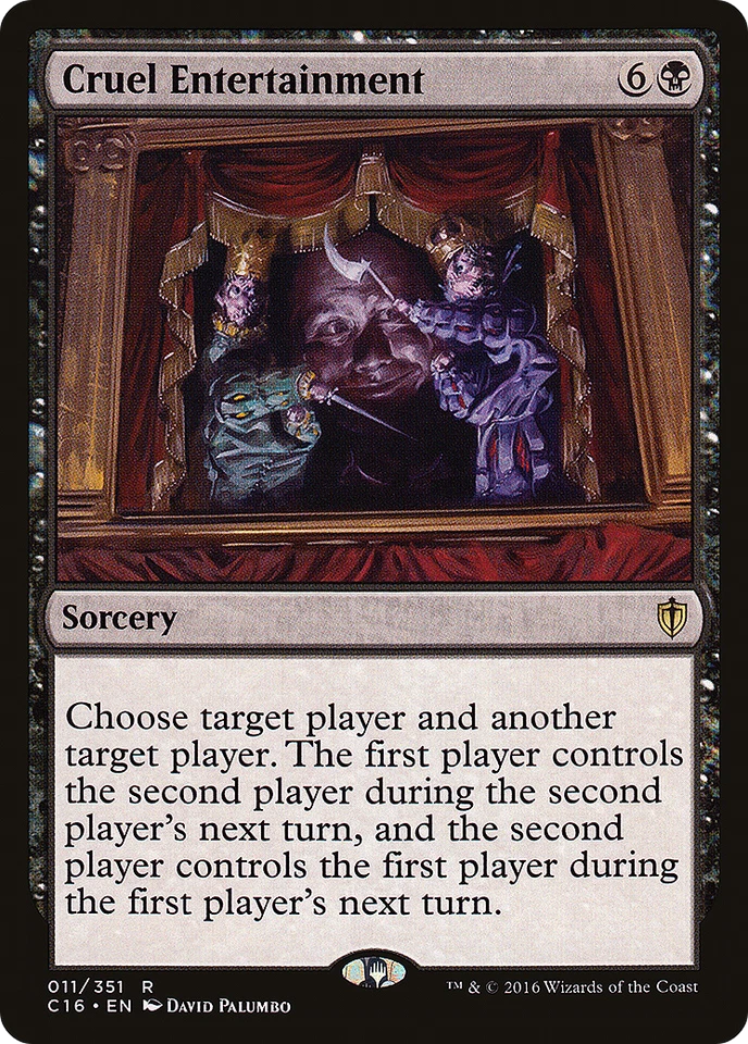 Cruel Entertainment #11 (MP) Commander 2016 C16 Magic MTG - Image 1 of 1