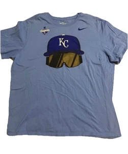 Nike Occhiali Uomo Blu Kansas City Royals 2015 World Series, Tshirt Taglia 2XL - Foto 1 di 5
