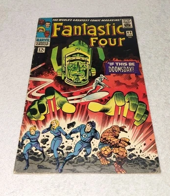 Fantastic Four #49 (Marvel, 1966) 1st Full App Galactus, 2nd App Silver Surfer - Image 1 of 4