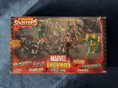 Toy Biz Marvel Legends Spider-Man vs Sinister 6 Boxset (Pre-Owned/ Not Complete) - Image 1 of 4