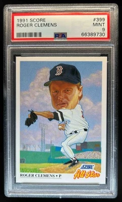 1991 Score Roger Clemens All-Star #399 Red Sox PSA 9 Foto 1 de 2