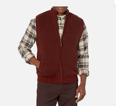 NWT Pendleton Men's Shetland Zip Sweater Vest Size Large - Image 1 of 2