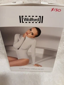 Cuerpo de cuerda Colorado de Wolford XS negro alto cerrado elegancia - Imagen 1 de 4