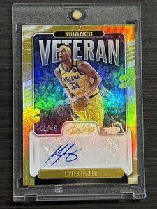 2020-21 Absolute Myles Turner Veteran Auto 1/49; First On The Print; Bookend! 🔥 - Picture 1 of 2