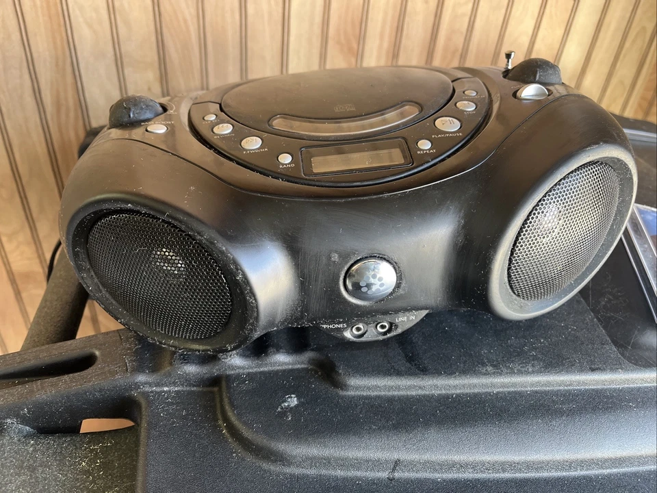 Memorex MP3851SP Azul 2Xtreme Boombox Bass Boost CD/AM-FM Radio Probado Funcionando Foto 1 de 1