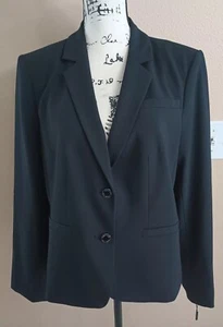 Blazer negro para mujer Calvin Klein talla 14 - Imagen 1 de 13
