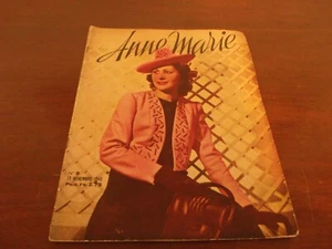 VINTAGE NOVEMBER 1940 ANNE MARIE LE GRAND MAGAZINE FRENCH FRANCE - Imagen 1 de 3
