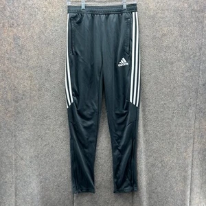 Vtg Adidas Pants Youth Large Track Tiro 17 Sweatpants Ankle Zip Grey BS3691 - Picture 1 of 13