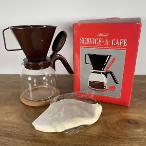 Coffee Set Filter Pot Cork Mat Papers St Michael Marks Spencer Vintage M&S Boxed - Picture 1 of 24