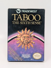 Taboo the Sixth Sense (Nintendo NES 1989) - In Box No Manual