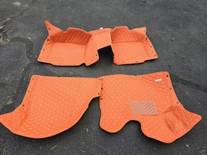 04-06 Lexus LS 430 Custom Diamond Stitch Leather Matts - Picture 1 of 4