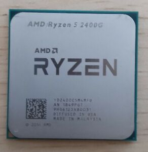 AMD Ryzen 5 2400G Quad-Core 3.9GHz Turbo Socket AM4 CPU Processor R5 2400G