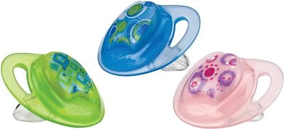 3x Nuby Pacifier Dummy Soother 18+Months Adult Toddler Baby Teat Silicone Safety - Image 1 of 4