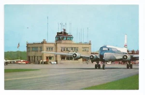 Vintage Postkarte Youngstown Municipal Airport Ohio, Mahoning Valley Dist. Agentur - Bild 1 von 2
