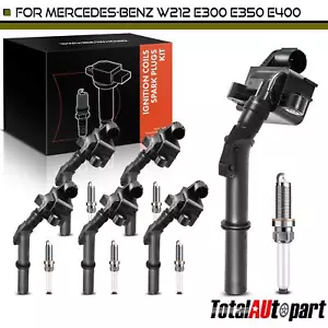 6Pcs Ignition Coil & 6Pcs Iridium Spark Plug for Mercedes-Benz E300 E350 E400 - Picture 1 of 8