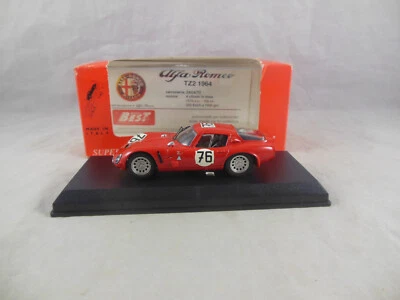 Best Model 9092 Alfa Romeo TZ2 Nurburgring 1966 RN 76 De Adamich 1:43 Scale  - Image 1 of 4
