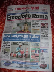 CORRIERE DELLO SPORT 12-9-2006 ROMA INTER MILAN CHAMPION - DOPO SCHUMACHER - Foto 1 di 1