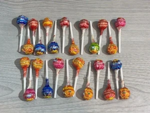 New Mixed 25 Chupa Chups Mini Lollipops Candies Mini Lollys Lollie Sweets - Picture 1 of 1