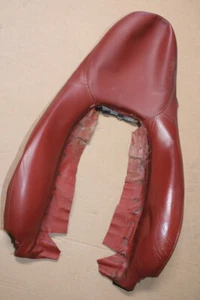 Cubierta de respaldo de asiento de cuero completa roja para Porsche 996 986 Boxster 97-05 R/L * - Imagen 1 de 8