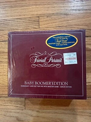 Trivial Pursuit Baby Boomer Edition Card Set 1983  Vintage Sealed Box Brand New - Image 1 of 4