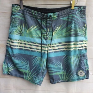 Bañador Billabong Boardshorts Palmeras Verde Rayas Para Hombre Talla 36 - Imagen 1 de 12