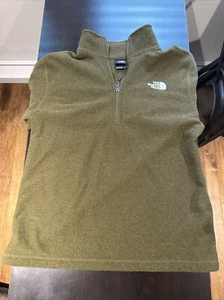 The North Face Herren Medium 1/4 Zip Pullover Oliv Quarter Zip Hoodie - Bild 1 von 5