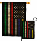 First Responders Line Garden Flag Service Armed Forces Gift Yard House Banner