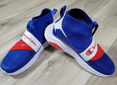 Zapatilla deportiva Champion para mujer 9W blanca/azul Lady Legend V Over Foto 1 de 4