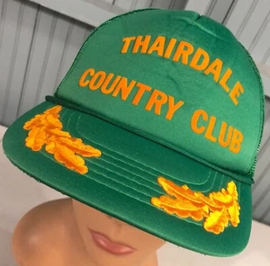 Gorra de béisbol Thairdale Country Club de golf vintage a presión sombrero - Imagen 1 de 3